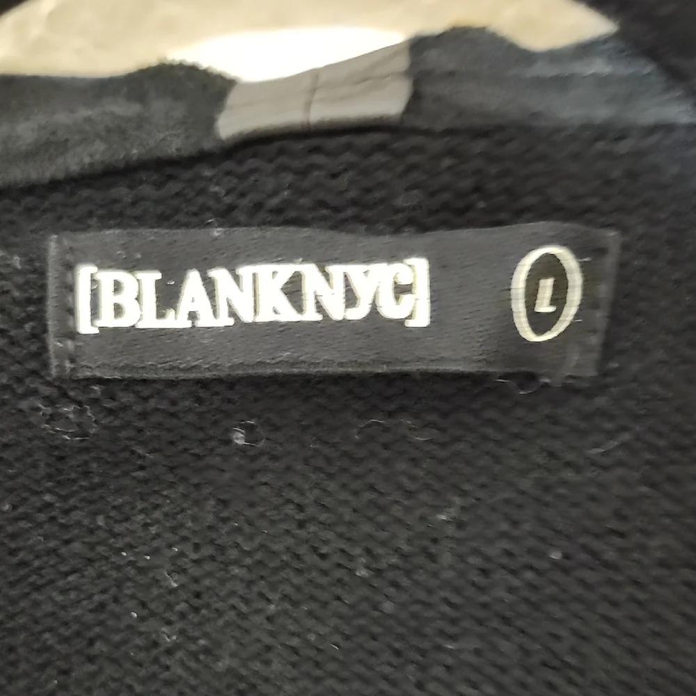 Blank NYC Black Jacket with Leather Accents - Picture 2 of 9